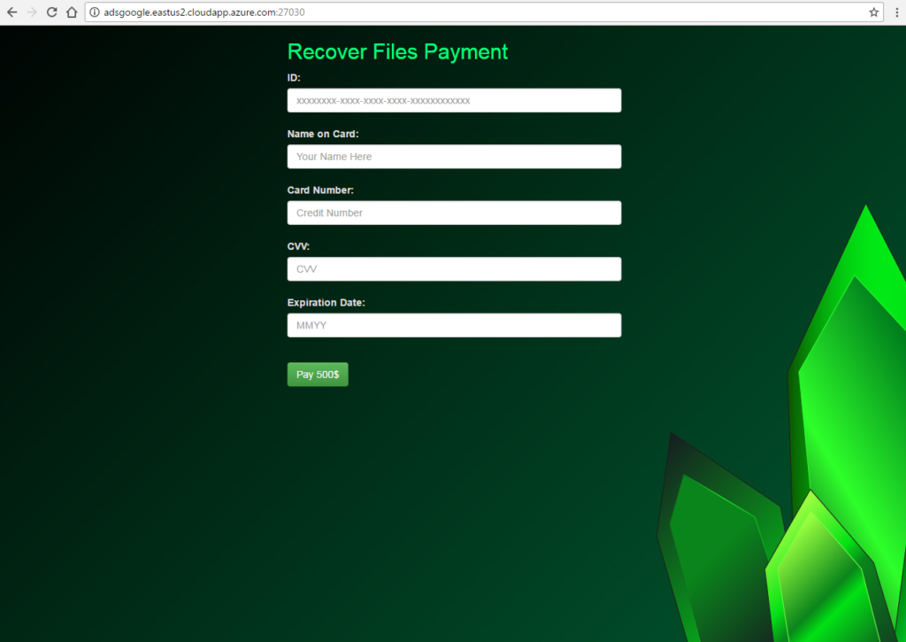 kryptonite-virus-ransomware-payment -page